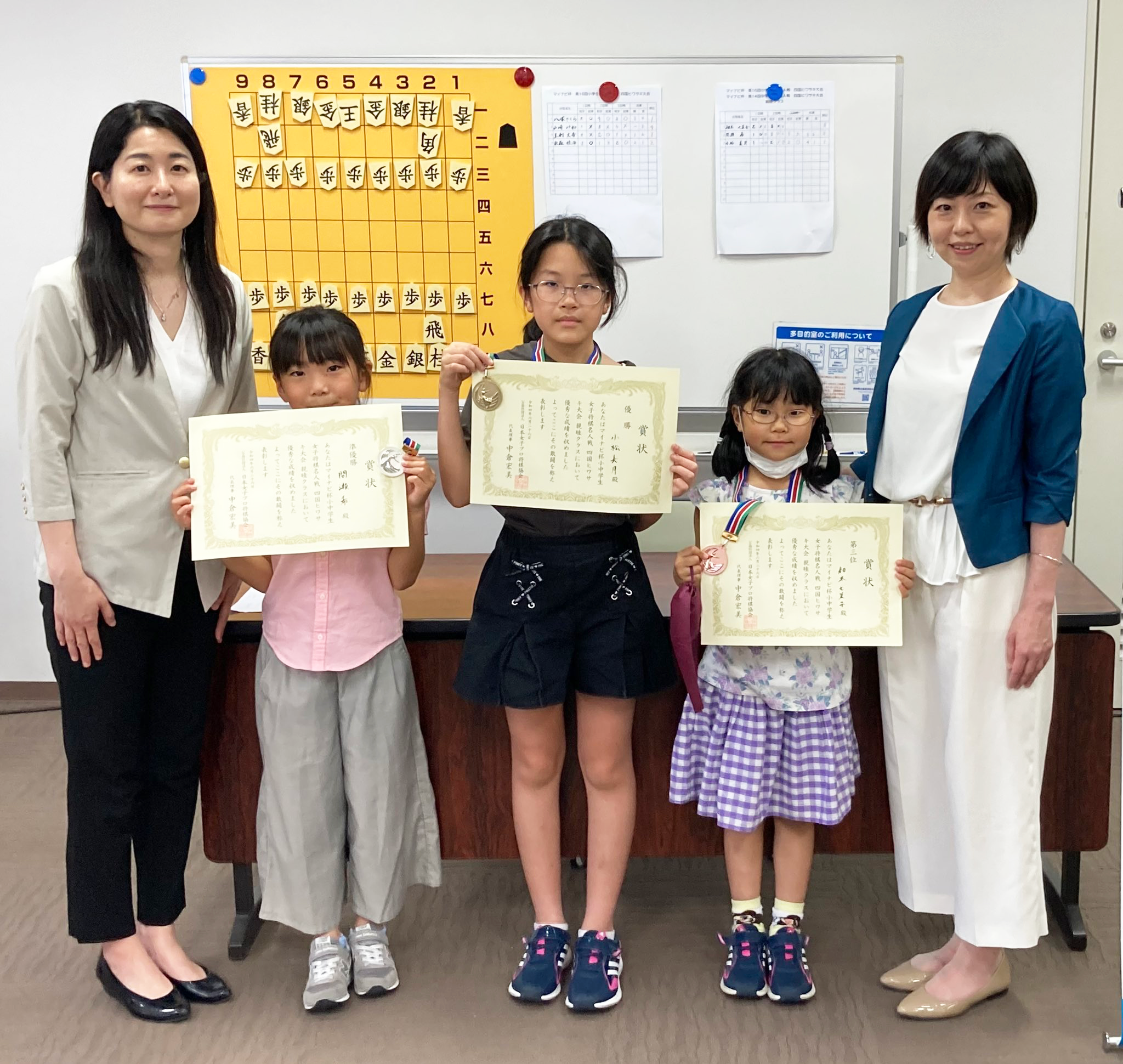 女子将棋 中学生 高知県では初開催!6月26日に「マイナビ杯 第16回小学生・第14回中学生女子将棋名人戦 四国ヒワサキ大会」が行われました。 | 株式会社 ヒワサキ