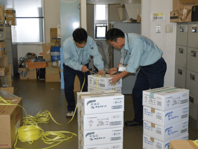 台風19号被害支援物資の提供